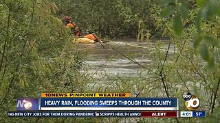 Heavy rain, flooding sweeps through the county