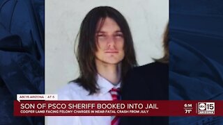 Son of PCSO Sheriff Mark Lamb booked into jail