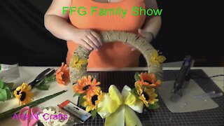 FFG Arts n Crafts Sunflower Wreath