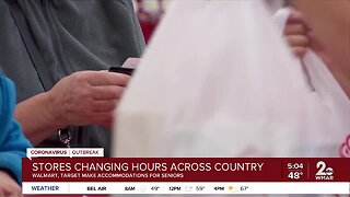 Stores changing hours across country
