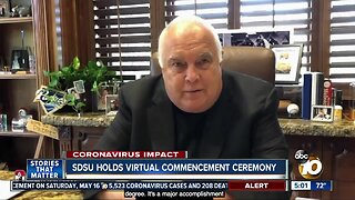 SDSU holds virtual commencement instead of traditional graduation ceremony