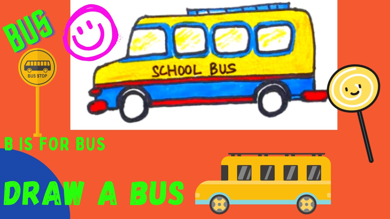 How to Draw a School Bus - Easy Drawing for Kids ( New 2022 ) :  u/easydrawingforkid