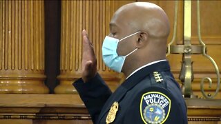 Brunson sworn in as acting police chief