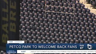 Petco Park to welcome back fans