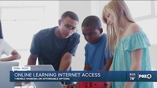 Online learning internet access