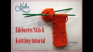 Edelweiss Stitch - Straight Needles Knitting Pattern Tutorial - Continental Knitting