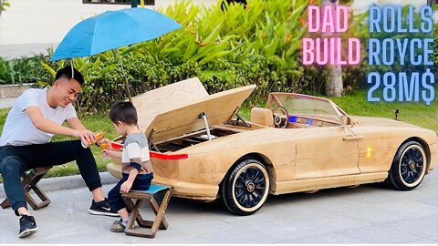 Dad Build ROLLS ROYCE BOAT TAIL For His Son - Part 2