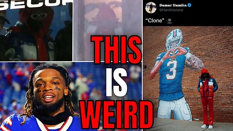 The Damar Hamlin Situation Is WEIRD | NFL HIDES His Face At Buffalo Bills Playoff Game