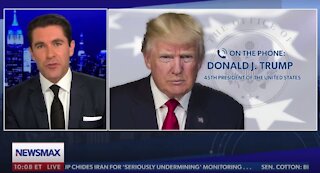 Donald Trump Interview 9/8/21 On Newsmax