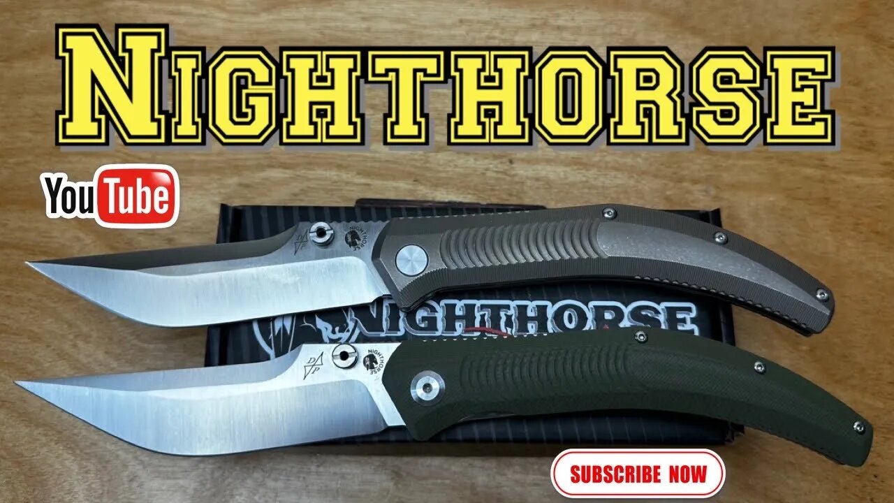 B’yond EDC Nighthorse SMKW Exclusive ! Ti Frame Lock Or G10 Liner Lock