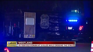 49-year-old woman hit and killed while crossing street in Westland