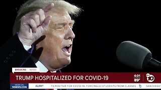 President Trump hospitalized for COVID-19