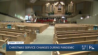 Christmas service changes during pandemic