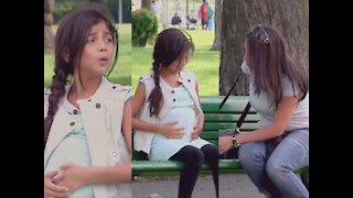 Pregnant Little Girl - Just For Laughs