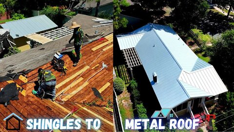 Shingle to Metal Roof Installation - Metal Roofing Mastery!