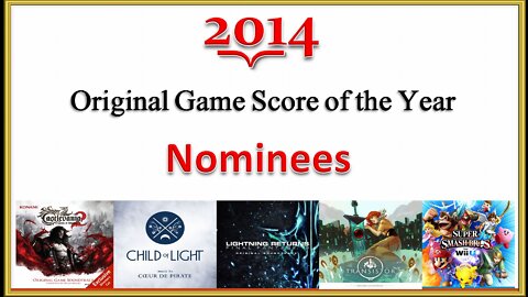 2014 Original Game Score of the Year Nominees