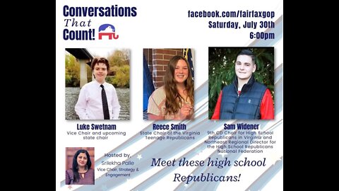 Conversation with Young Conservative Leaders, 7/30/22