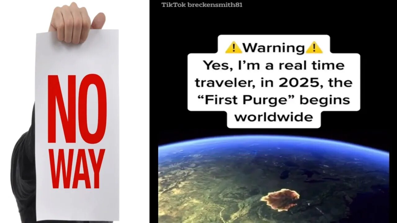 Time traveller claims that in 2025 will start a GREAT PURGE