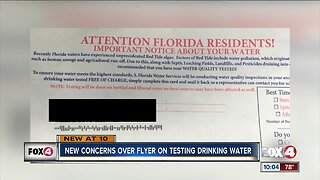 Neighbors raise concerns over water testing flyers