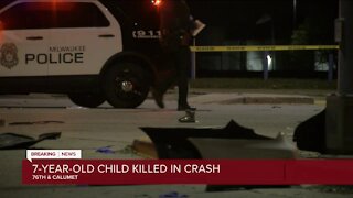 Milwaukee police: 7-year-old girl killed in car crash at 76th and Calumet