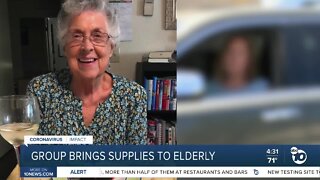 Helping support elderly with food and friendship during the pandemic