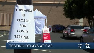 COVID-19 testing delays at CVS
