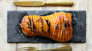 Hasselback Butternut Pumpkin Recipe Is A Perfect Dish For Thanksgiving