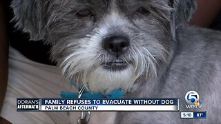 Family refuses to evacuate the Bahamas without their dog