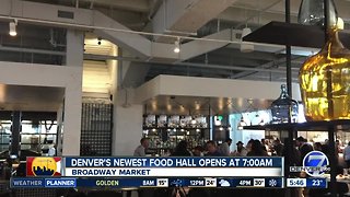 Denver's newest food hall opens today