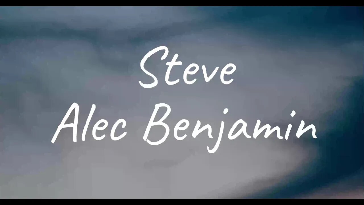 Alec Benjamin Lyrics