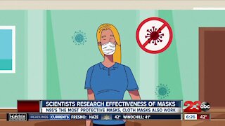 Scientists research effectiveness of masks
