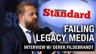 Western Standard boss Derek Fildebrandt talks floundering Canadian legacy media
