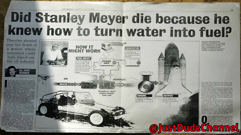 Stanley Meyer's - Water Powered Car
