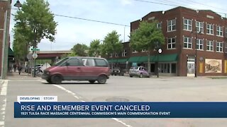 Tulsa Race Massacre Centennial's 'Rise and Remember' commemoration canceled