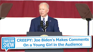 CREEPY: Joe Biden's Comments On a Young Girl in the Audience