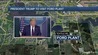 President Trump headed to Michigan to visit Ford plant