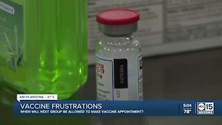 Vaccine frustrations in Arizona
