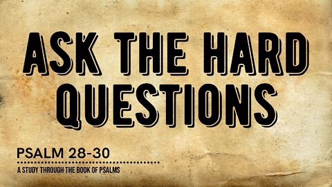 ASK THE HARD QUESTIONS | Pastor Shane Idleman