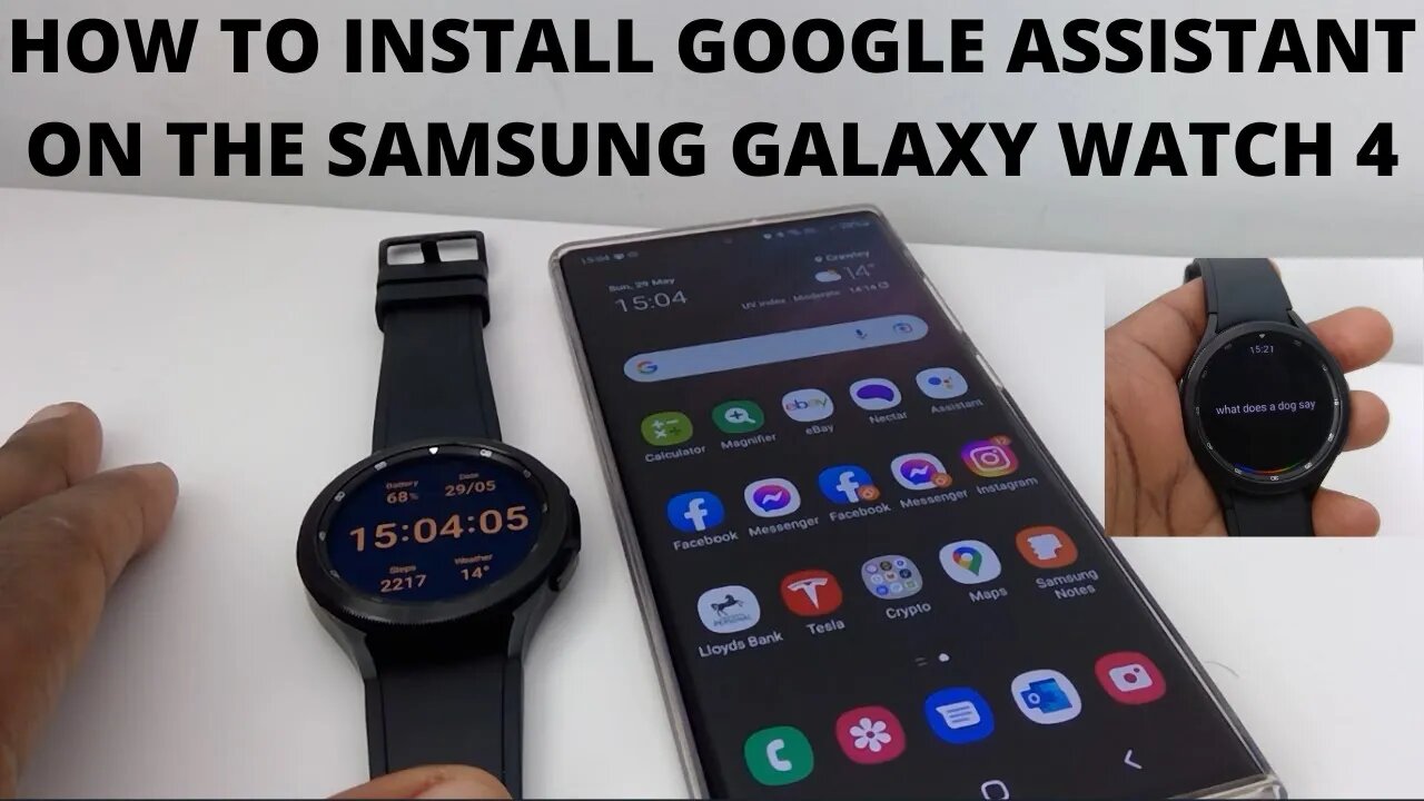 install google assistant on galaxy watch 4