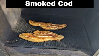 Smoked Cod, Green Mountain Grills Daniel Boone Pellet Smoker