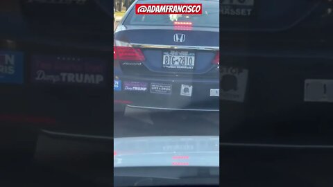 Biden/Harris & Anti-Trump bumper stickers spotted in Long Island