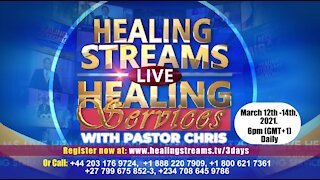 STARTS TOMORROW!! Healing Streams Healing Services with Pastor Chris