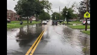 Detroit residents battle more flooding after Friday's rain