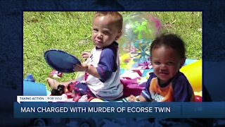 Man charged with murder of Ecorse twin