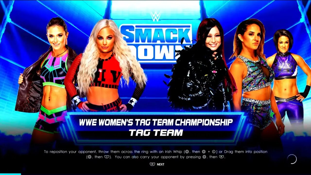 WWE Friday Night Smackdown Liv Morgan & Tegan Nox Vs Damage CTRL For ...