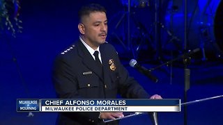 MPD Chief honors fallen officer at funeral