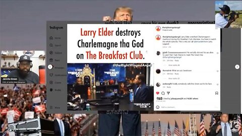 Larry Elder Destroys Charlemagne that God on The Breakfast Club