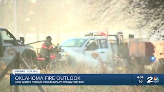 How winter storms could impact spring fire risk