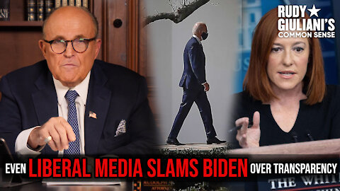 Even LIBERAL Media SLAMS Biden Over Lack Of Transparency | Rudy Giuliani | Ep. 122