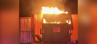 Florida fire department ends 2020 with a dumpster fire
